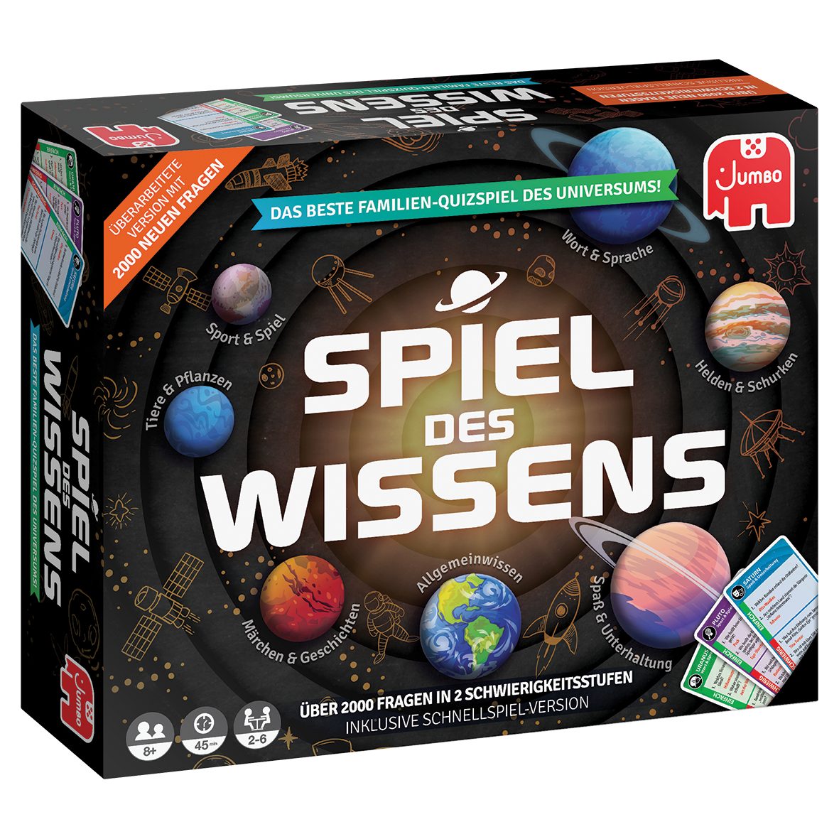 Jumbo Spiele Spiel, Familienspiel Jumbo 19907 Spiel des Wissens 2022 Version