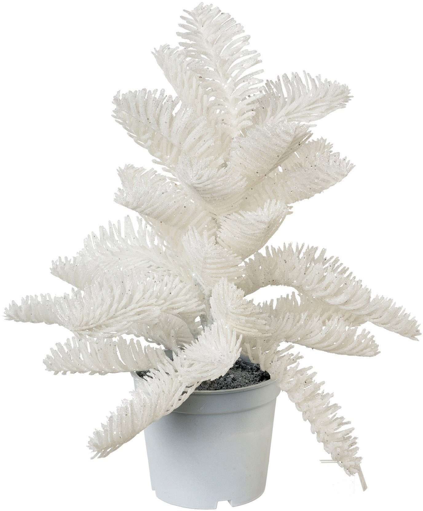 Creativ green Künstlicher Weihnachtsbaum, im farblich passenden Topf