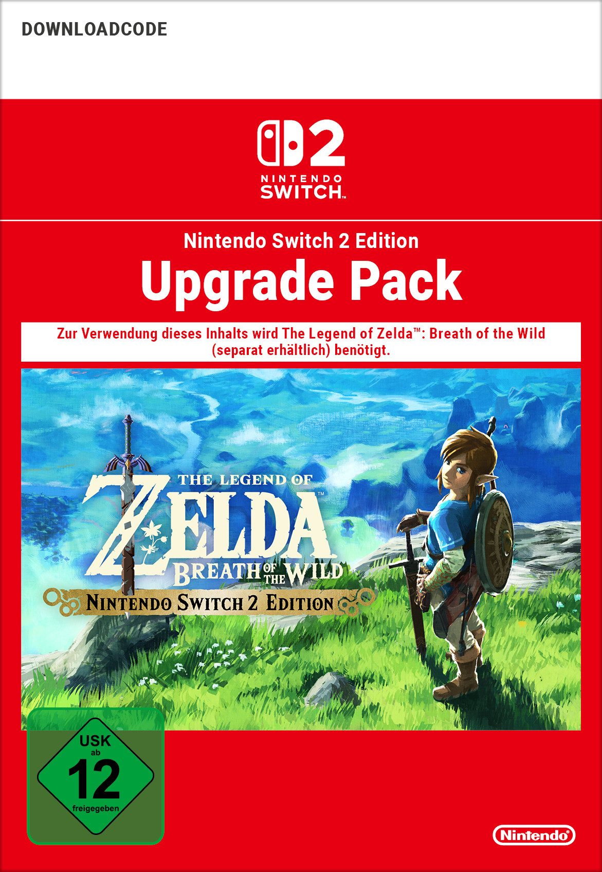 The Legend of Zelda: Breath of the Wild - Switch 2 Upgrade Pack (Download-Code), Nintendo Switch 2 von Nintendo Switch 2