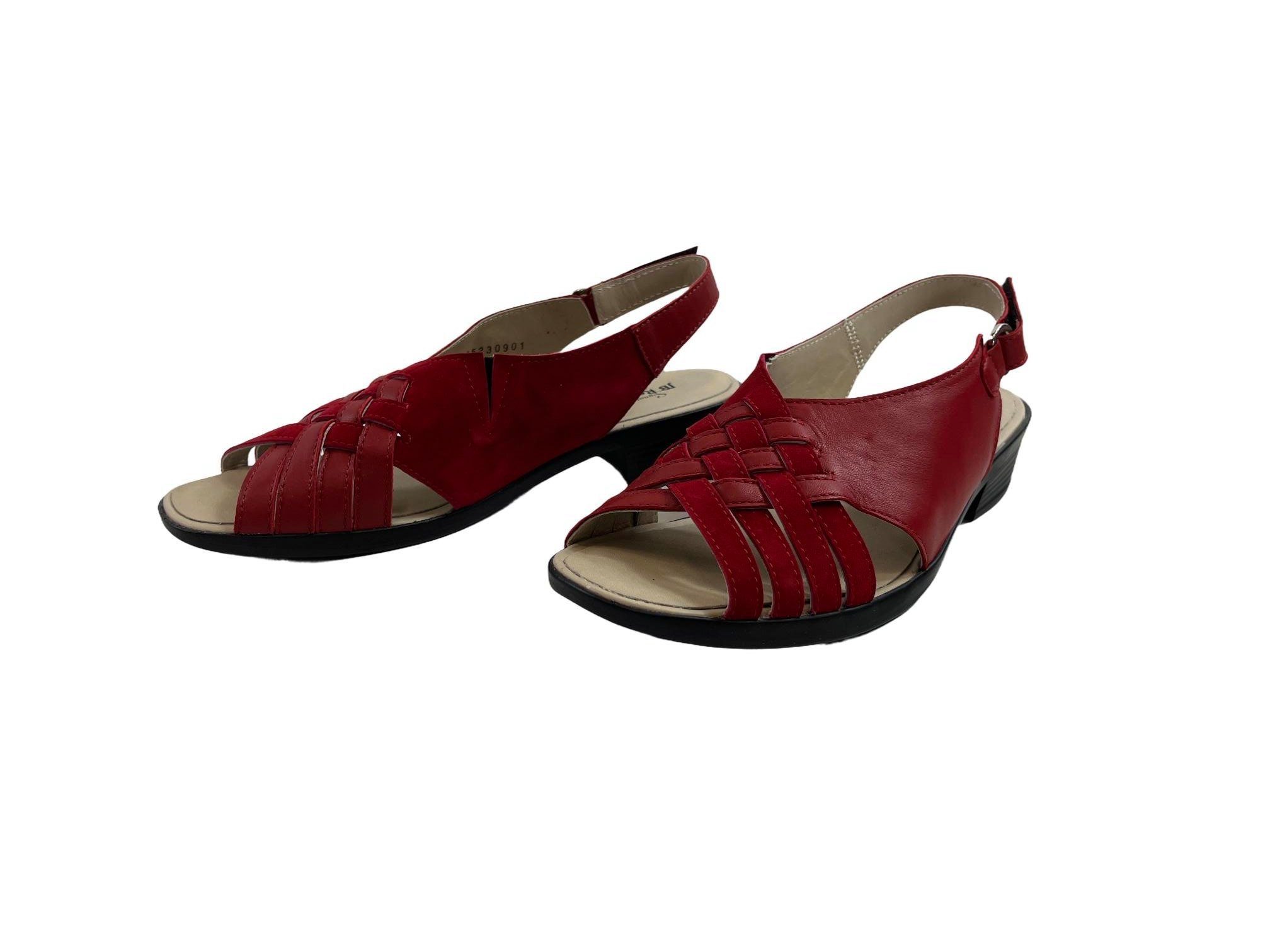 Sandale Farbe Rot in Achley - Damenschuh BÄR Modell der
