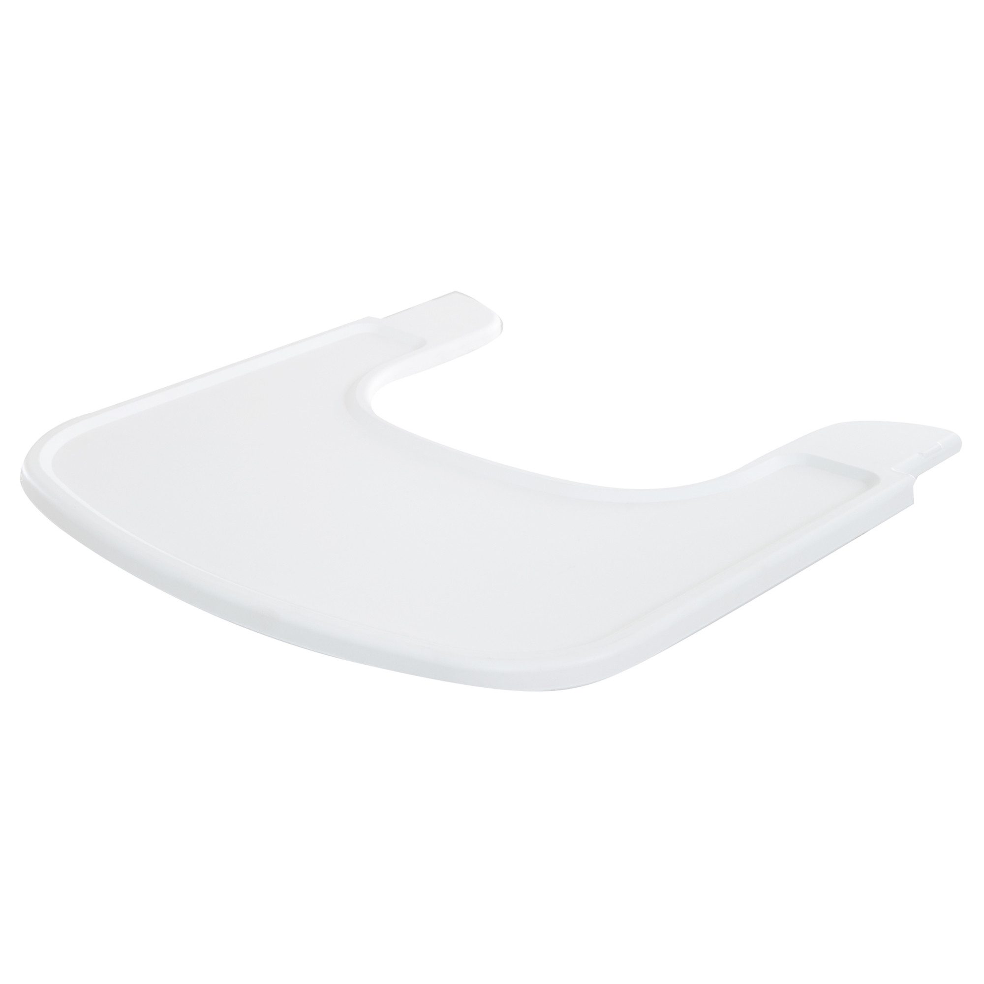 roba® Hochstuhltablett Essbrett für roba Hochstuhl Sit Up Flex, Liv Up & Born Up, Plastik, (Kompatibel mit Gurtsystem und Hochstuhlauflagen), Schnelle Klickbefestigung - Einfache Reinigung - Weiß