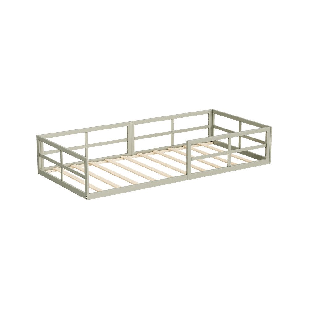 VitaliSpa® Kinderbett Minno, Greige, 205 x 95 cm ohne Matratze (1-tlg)