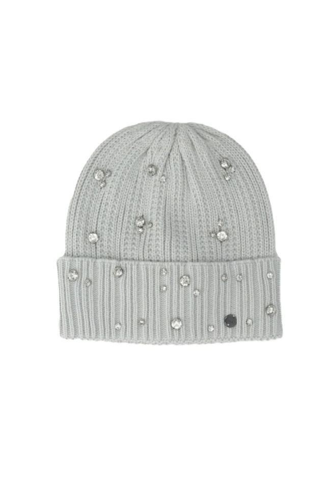 Liu Jo Beanie - Elegante Liu Jo Strickmütze mit Strassdetails
