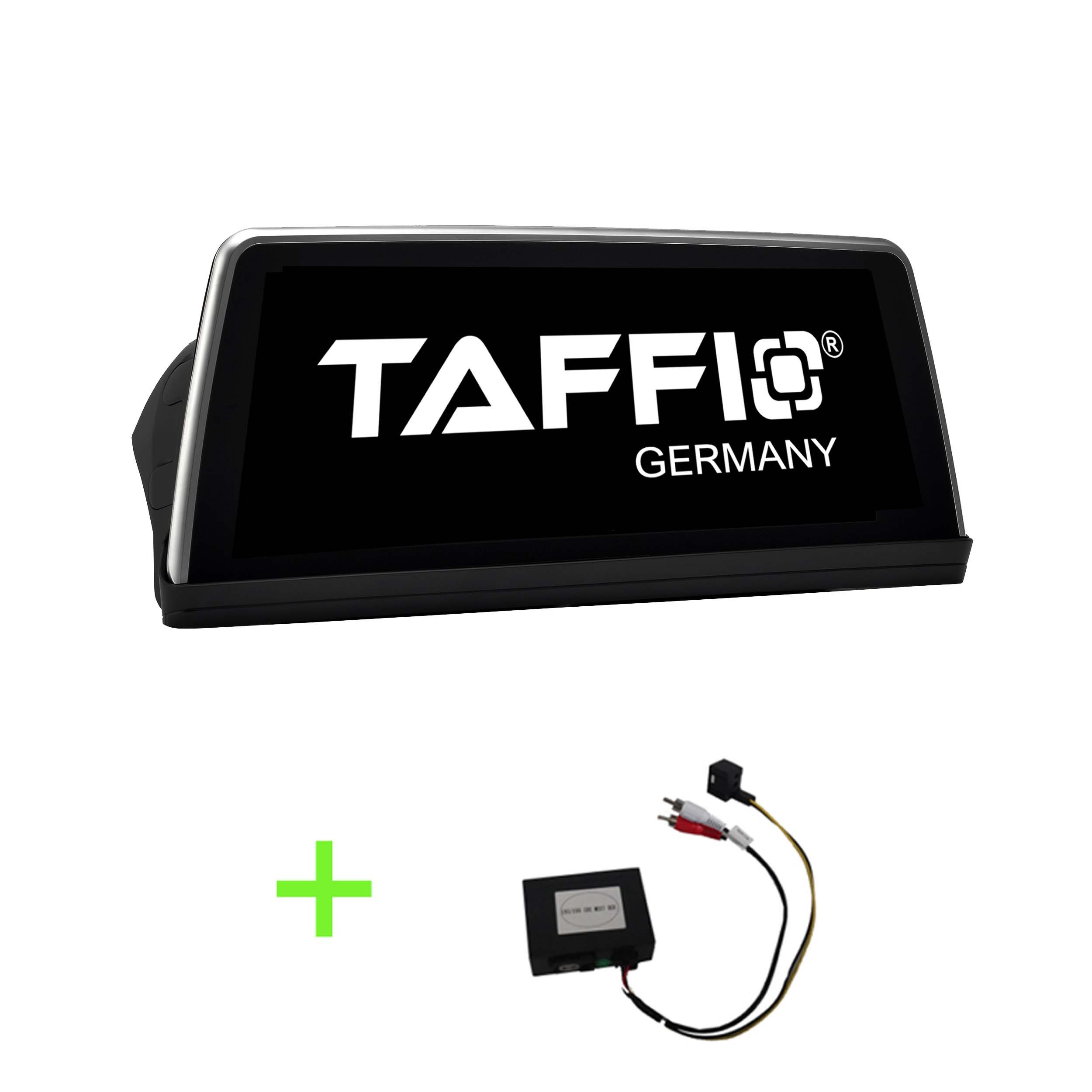 TAFFIO Für BMW E65 E66 + AUX Adapter 10,25" Touchscreen Android GPS CarPlay Einbau-Navigationsgerät