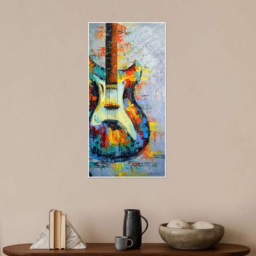 Posterlounge Poster Olha Darchuk, Gitarre, Malerei