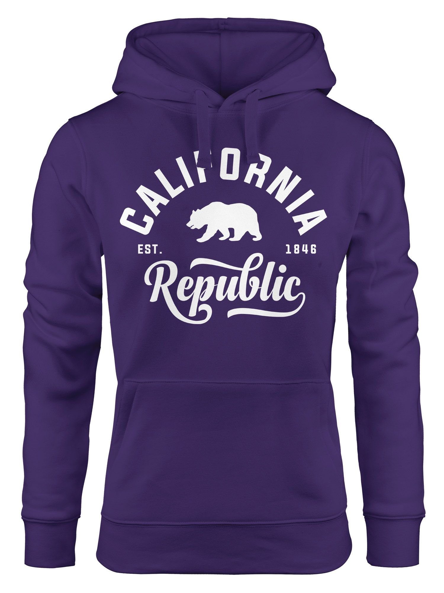 Hoodie Hoodie Damen California Republic Kapuzen-Pullover Neverless®