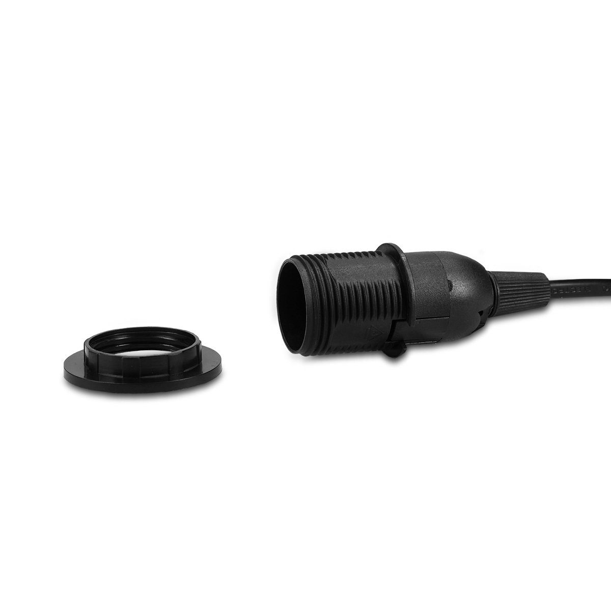 kwmobile Deckenleuchten E14 Lampenfassung mit Schalter - 3,5m Netzkabel Schraubring