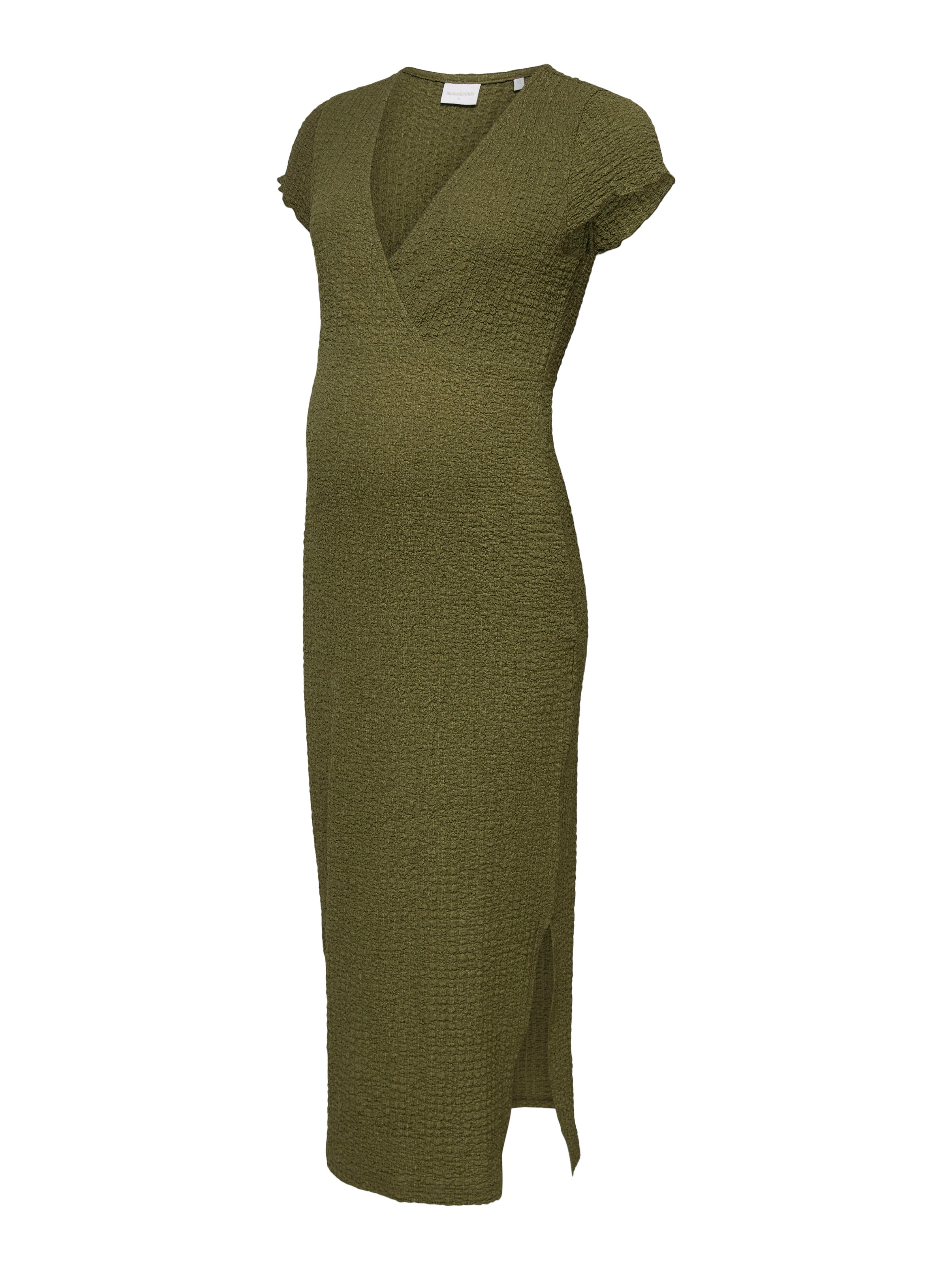 Mamalicious Jerseykleid MLDONNA CAP TESS JRS MIDI DRESS 2F NOOS Sommerkleid