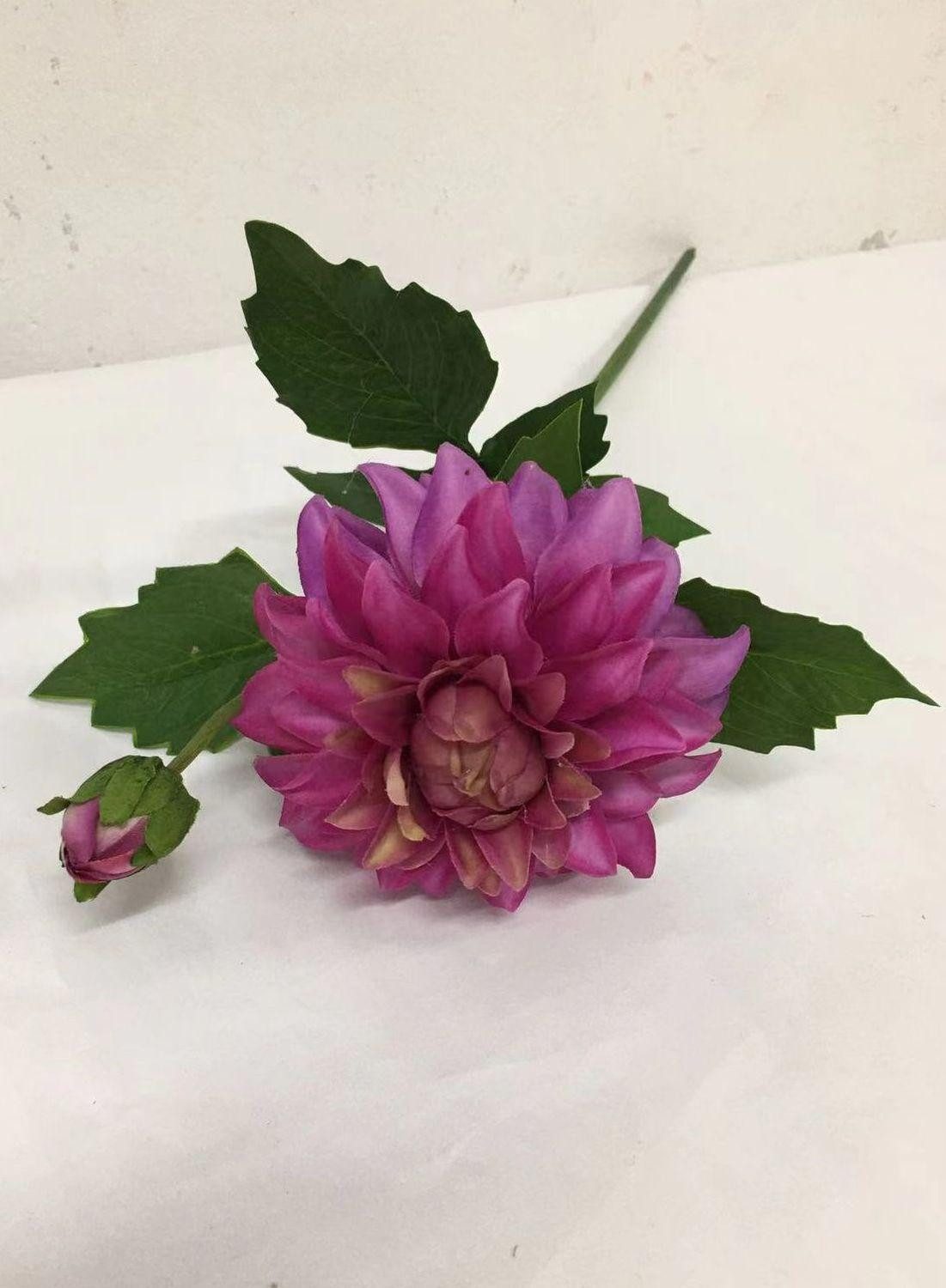 Kunstblume Künstliche Dahlie WERNYT, violett, 45cm Dahlie, artplants, Höhe 45.0 cm