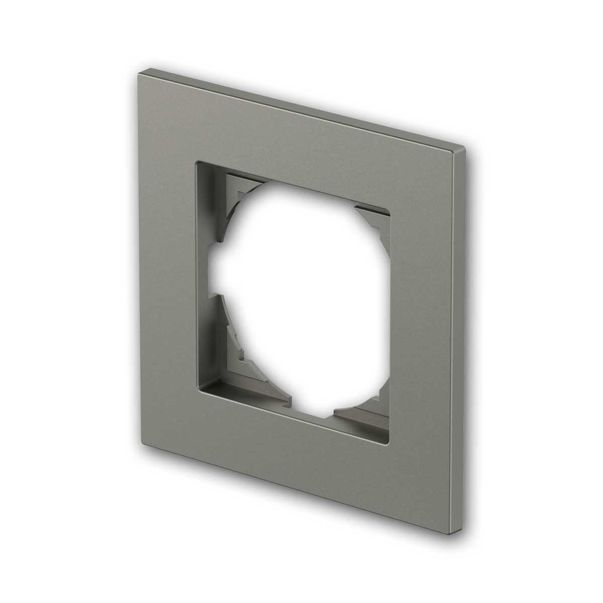 TEM Rahmen 50x LOGIQ Rahmen FLAT 1-fach titan, horiz/vertikal