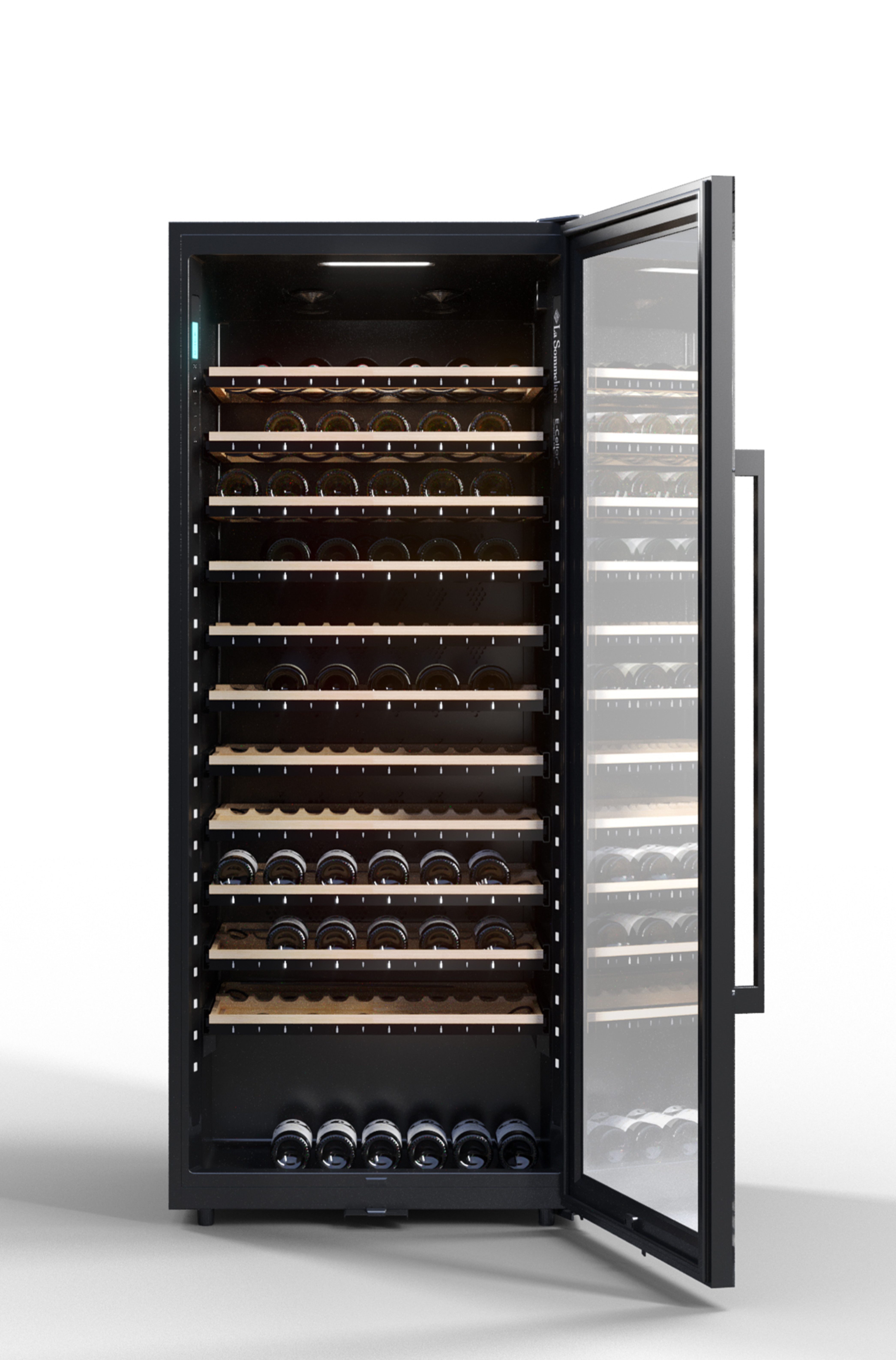 La Sommelière Weinkühlschrank ECELLAR150G2, für 149 Standardflaschen á 0,75l,voll-vernetzter Weinklimaschrank, VINOTAG-APP
