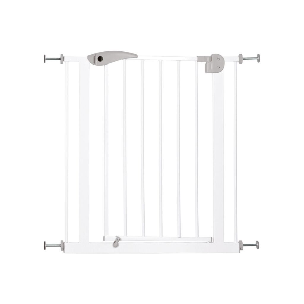 TRIXIE Absperrgitter Hunde-Absperrgitter - weiß - 75–85 × 76 cm