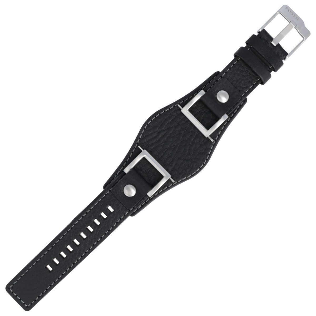 Fossil Uhrenarmband 14mm Leder Schwarz JR-1156 LB-JR1156