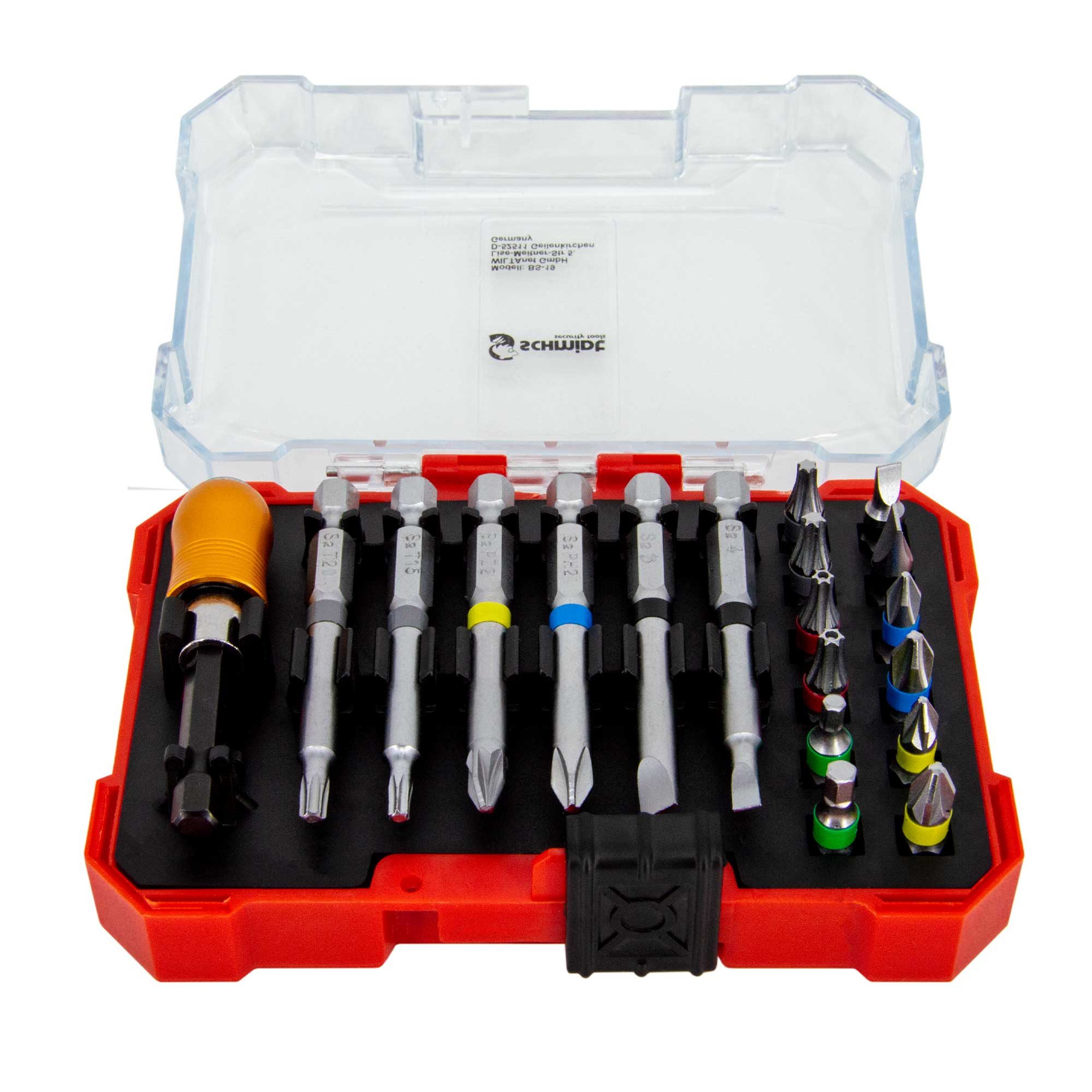 Bit-Set Schraubendreher-Bit Set BS-19 Bitsatz Box 19-teilig
