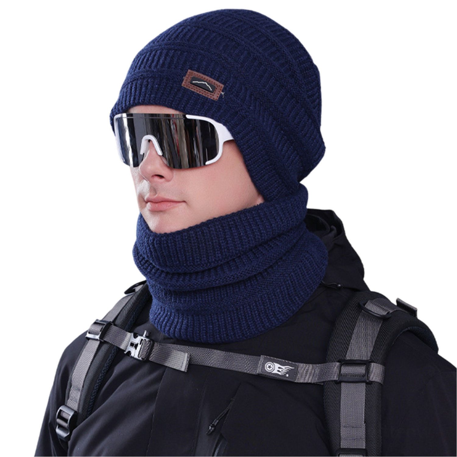 Refttenw Mütze & Schal Plüschfutter Wintermütze günstig online kaufen