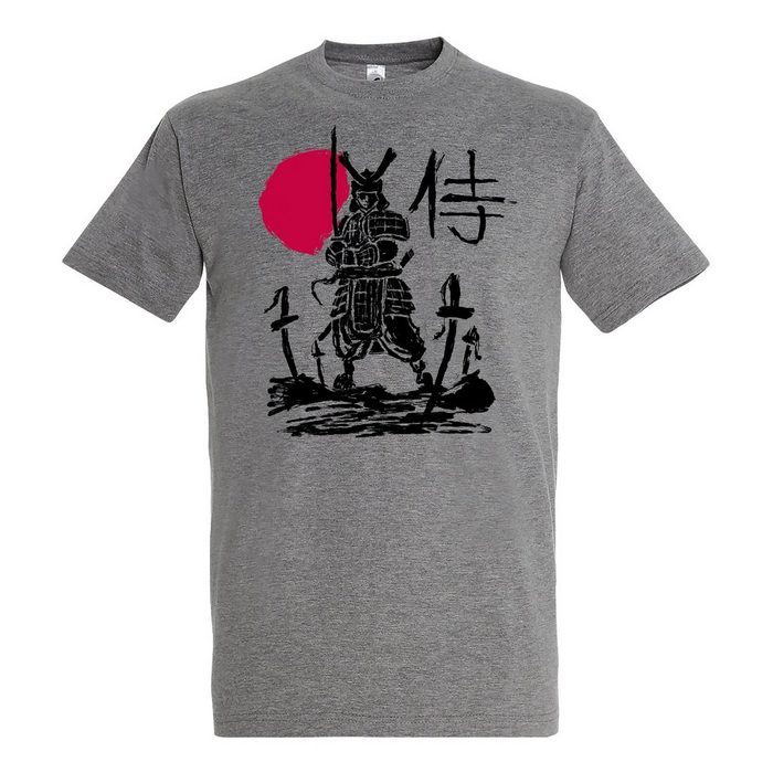 Youth Designz T-Shirt Samurai Herren Shirt mit Trendigem Japan Frontdruck