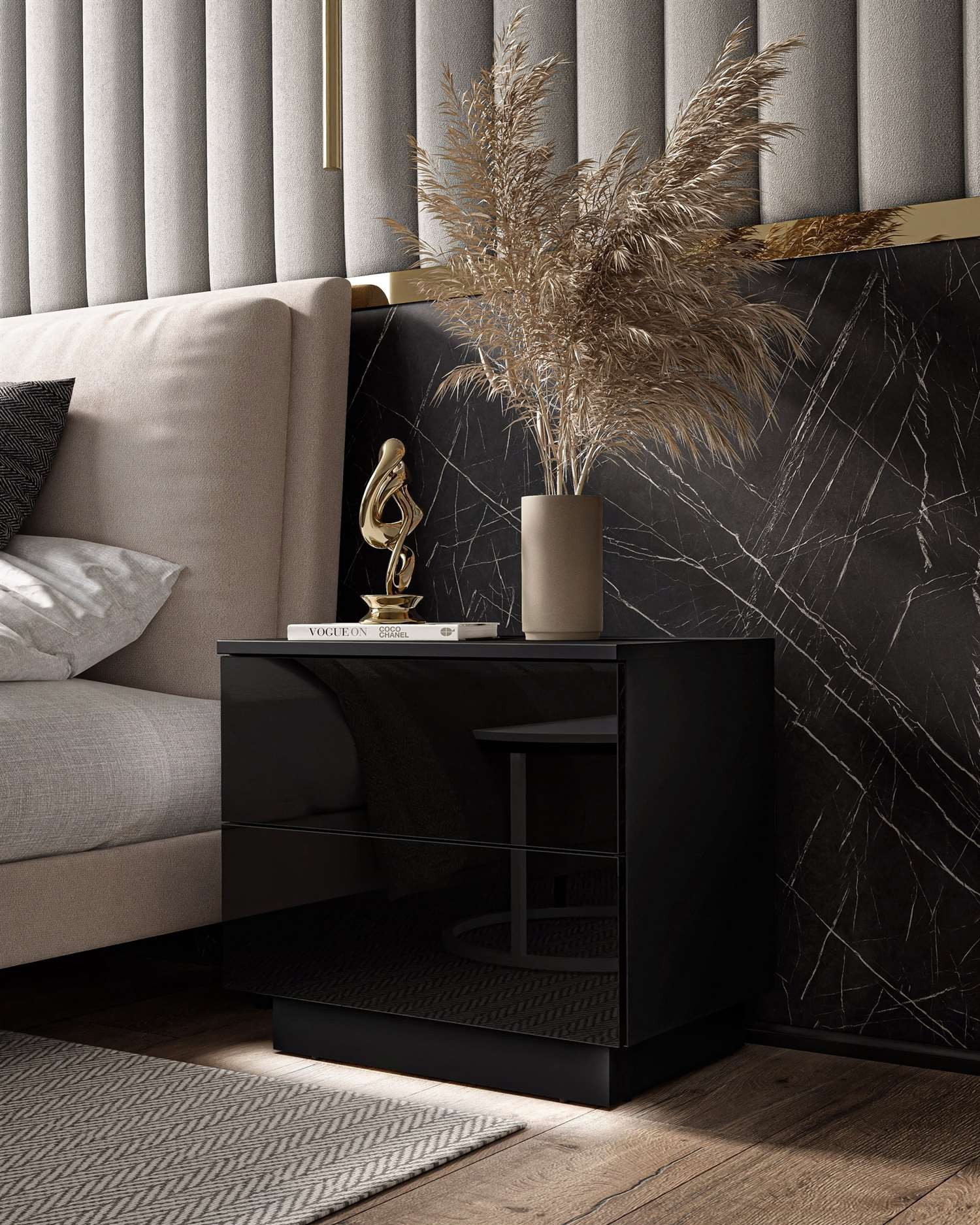 Lookway Nachttisch LINA mit Push-Open System günstig online kaufen