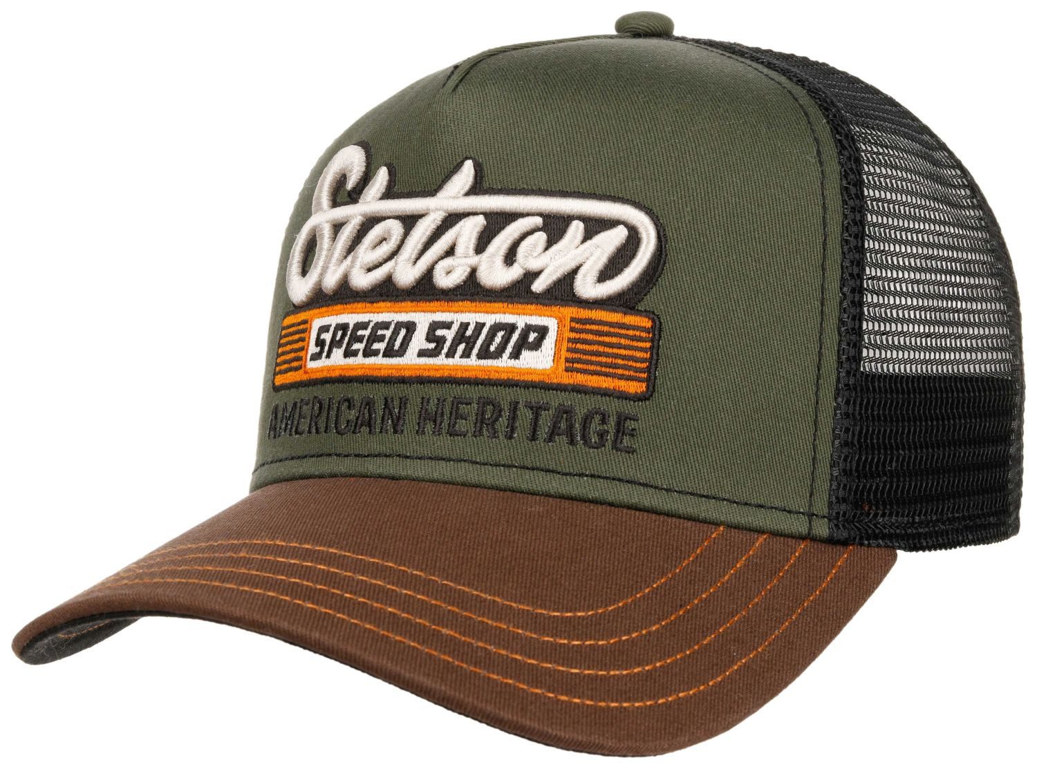 Stetson Baseball Cap Vintage Trucker Cap "Speed Shop" aus Baumwolle günstig online kaufen