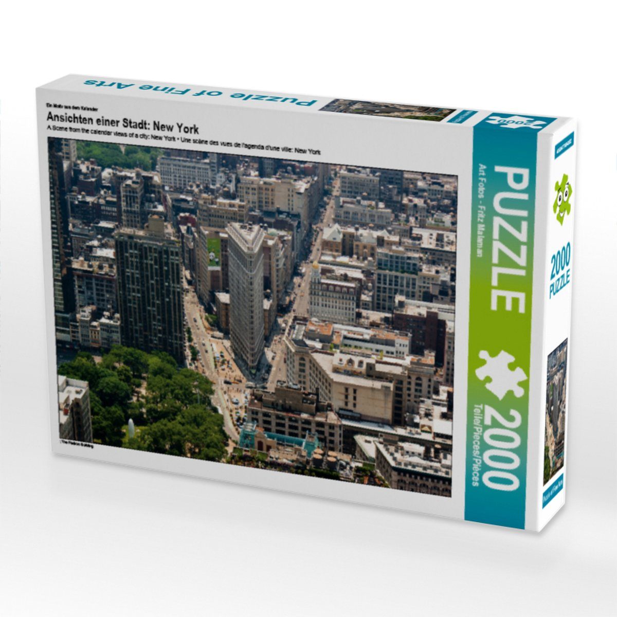 Puzzle York Stadt: 2000 67 Puzzle von Bild Fritz Teile New Foto-Puzzle CALVENDO 90 cm Puzzleteile Lege-Größe x Ansichten 2000 CALVENDO Malaman, einer