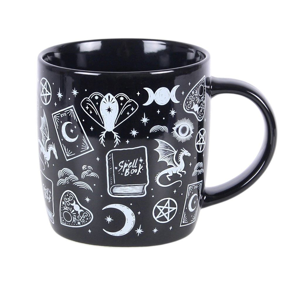 Tasse Spellbound Secrets Mystische Gothic Keramiktasse 370 ml Witch