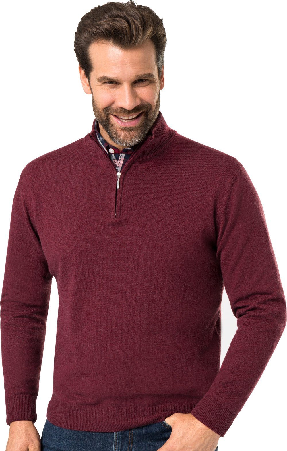 bordeaux Spencer temperaturregulierend Royal federleicht und Kaschmirpullover