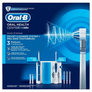 Oral-B Mundpflegecenter OxyJet + PRO 2000, Set