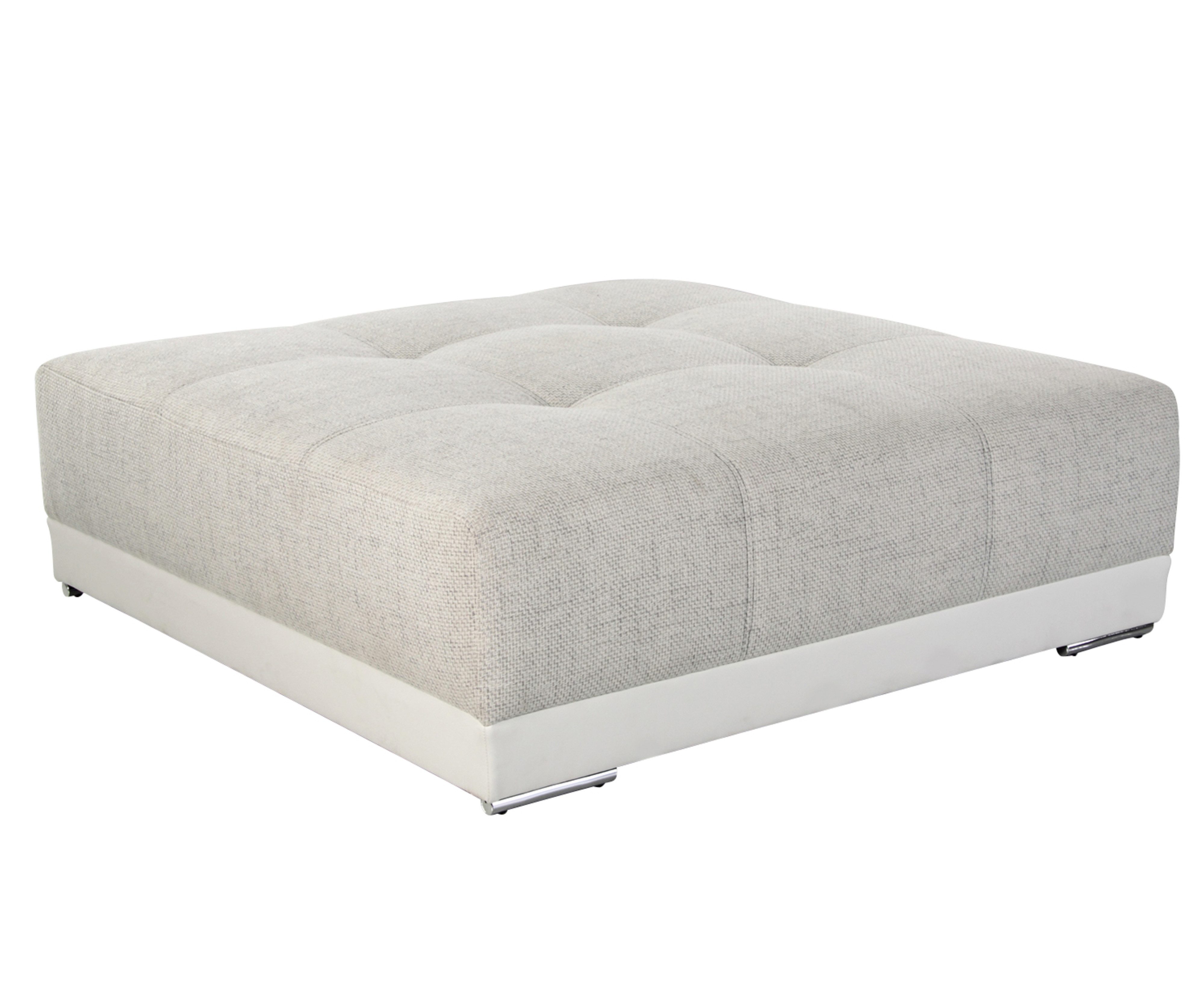 luma-home Polsterhocker 15138 (XXL-Hocker B120/H120/T39 cm mit Federkernpol günstig online kaufen