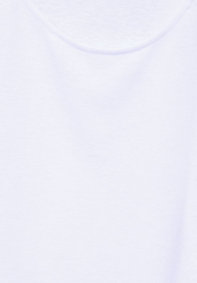 STREET ONE T-Shirt - Leinen-Optik, Stickerei günstig online kaufen