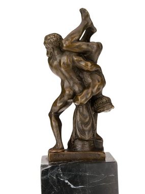 Aubaho Skulptur Bronzeskulptur Herkules Hercules Diomedes Bronze Skulptur 34cm sculptu