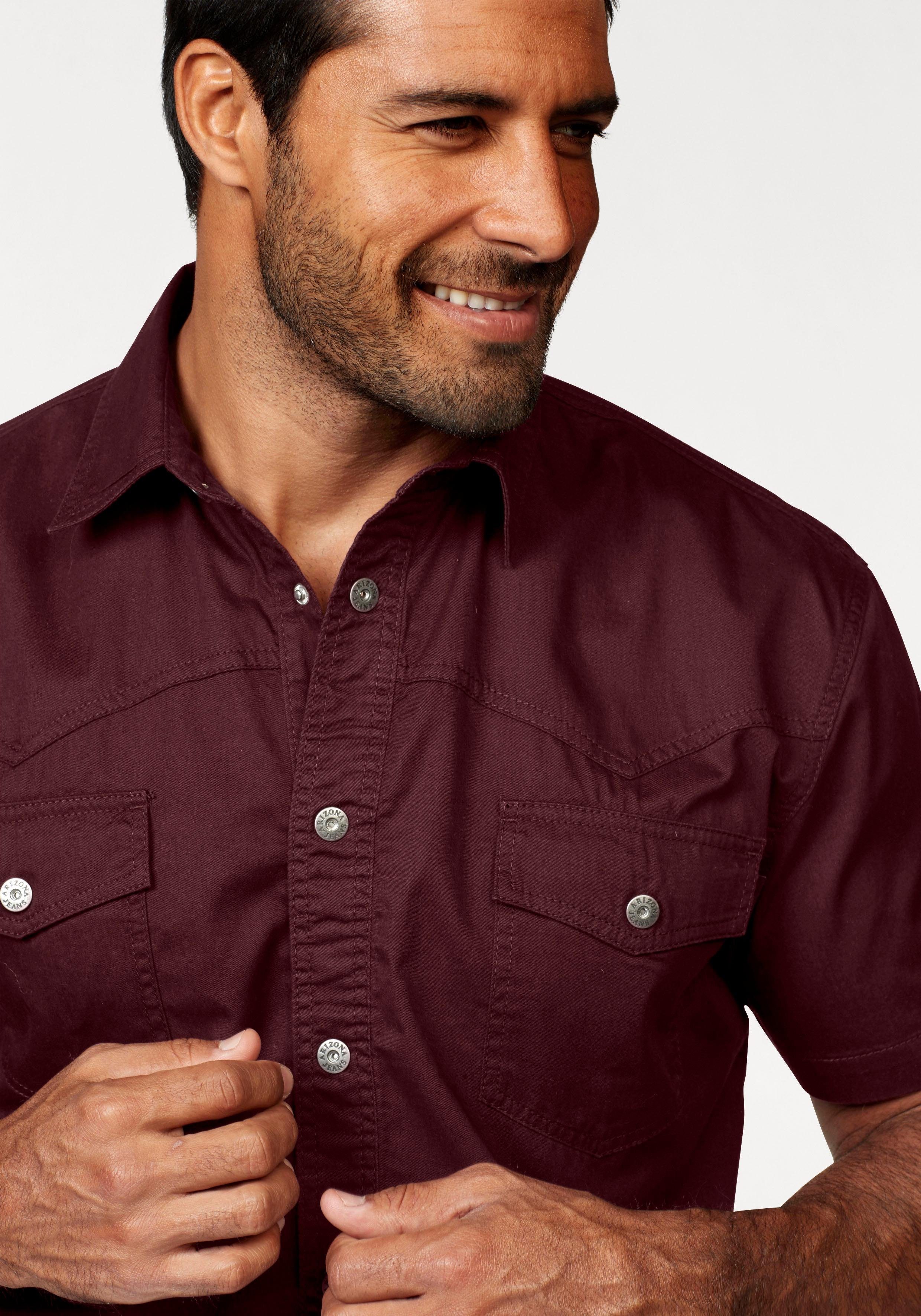 Arizona Kurzarmhemd im Western-Stil