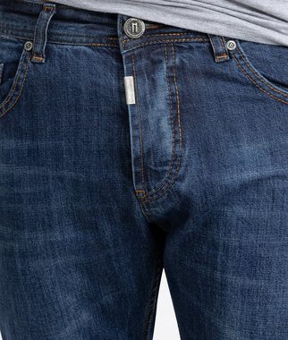 Lorenzo Loren Straight-Jeans Herren Jeans Regular Fit Blau LL-324