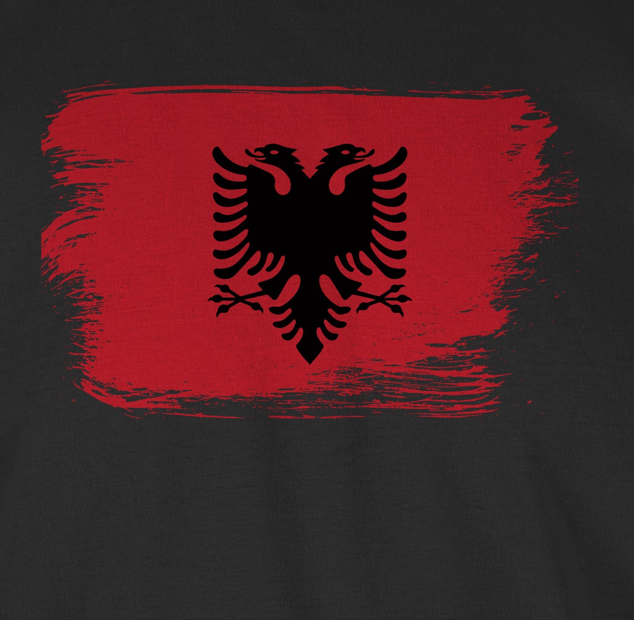 Shirtracer T-Shirt Albanien Albanija 2026 Fussball WM Fanartikel