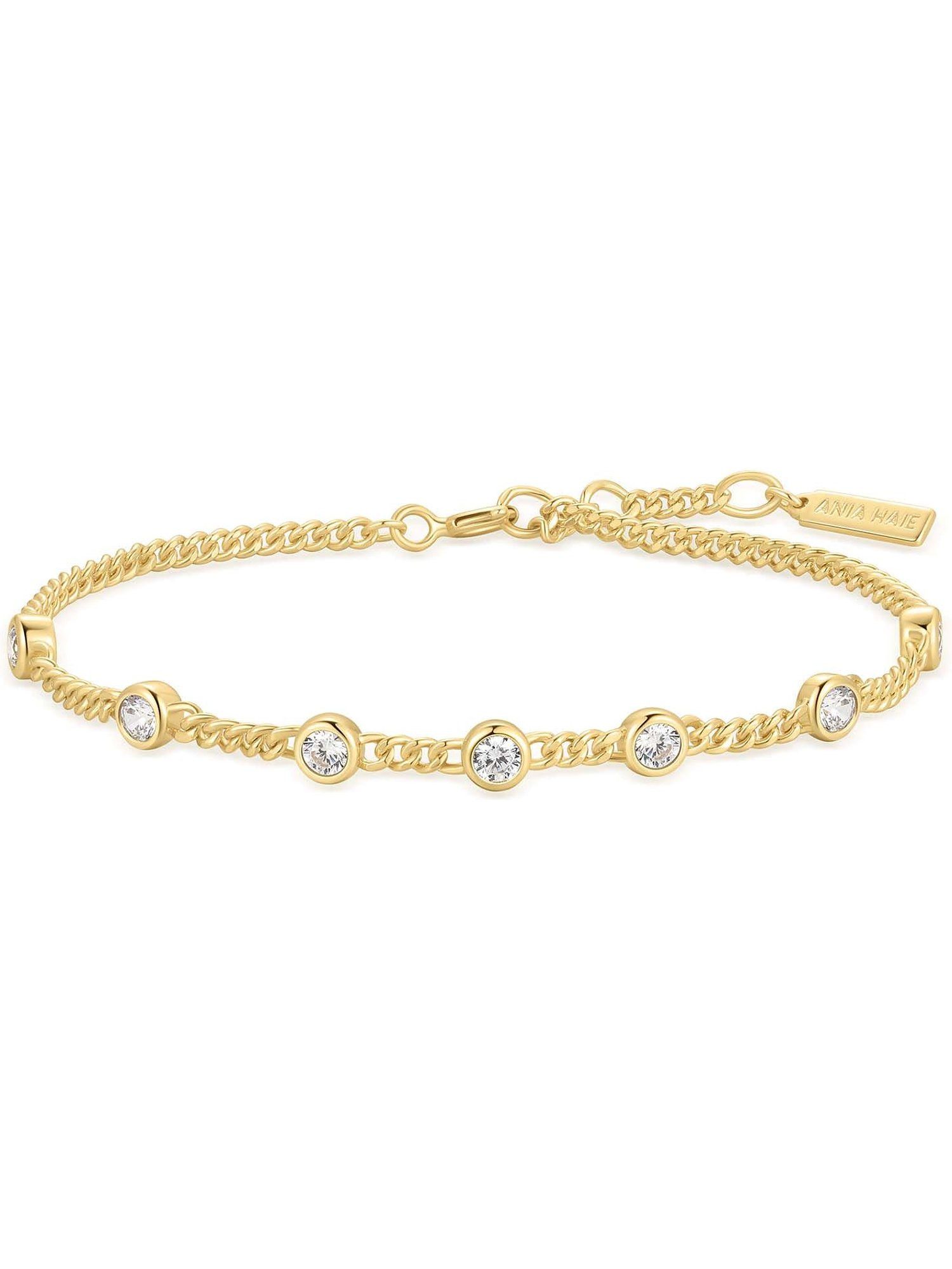 Armband Ania Haie Damen-Armband 925er Silber 7 Zirkonia