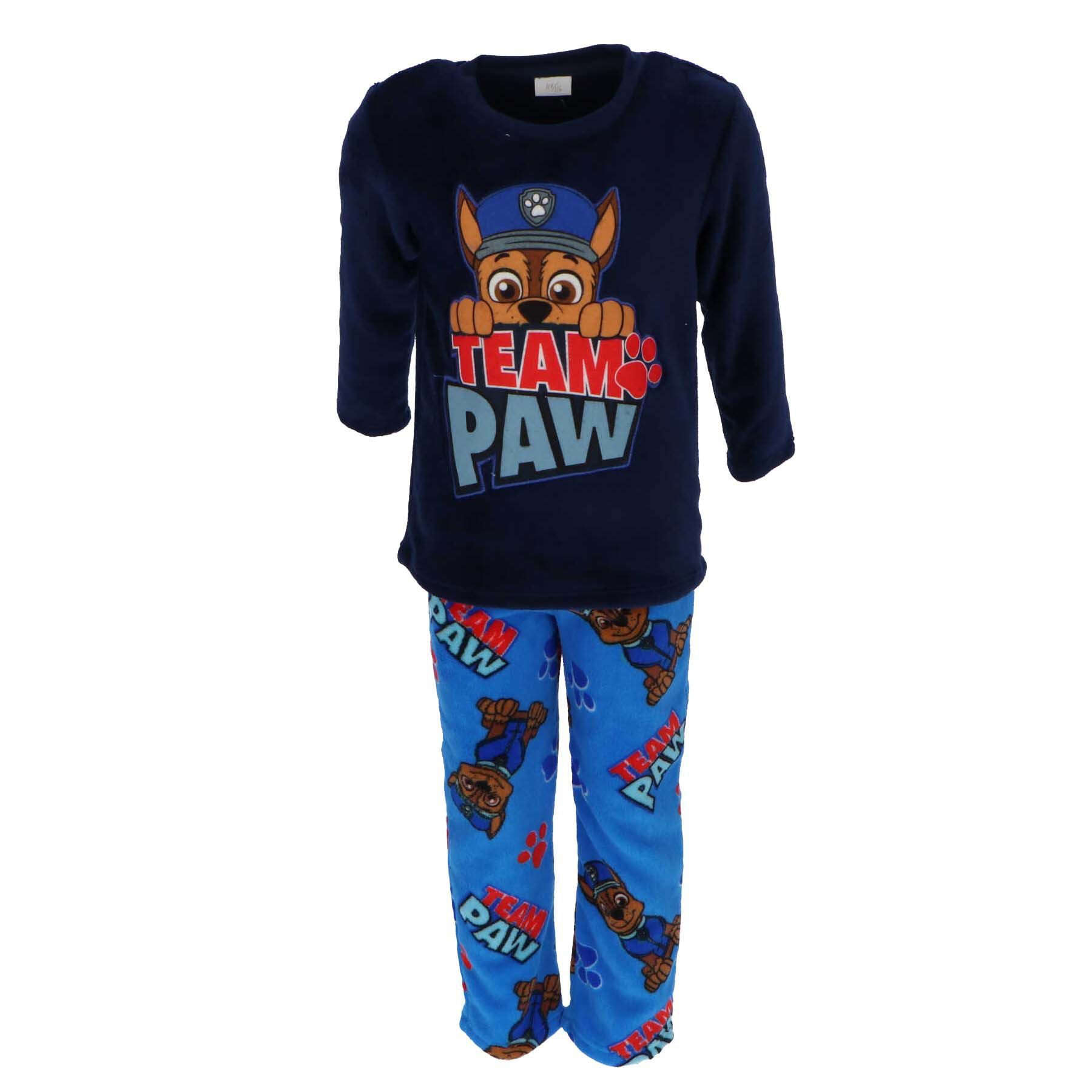 PAW PATROL Schlafanzug PAW Patrol Kinder-Pyjama aus Korallen-Fleece - gemütlicher Schlafanzug