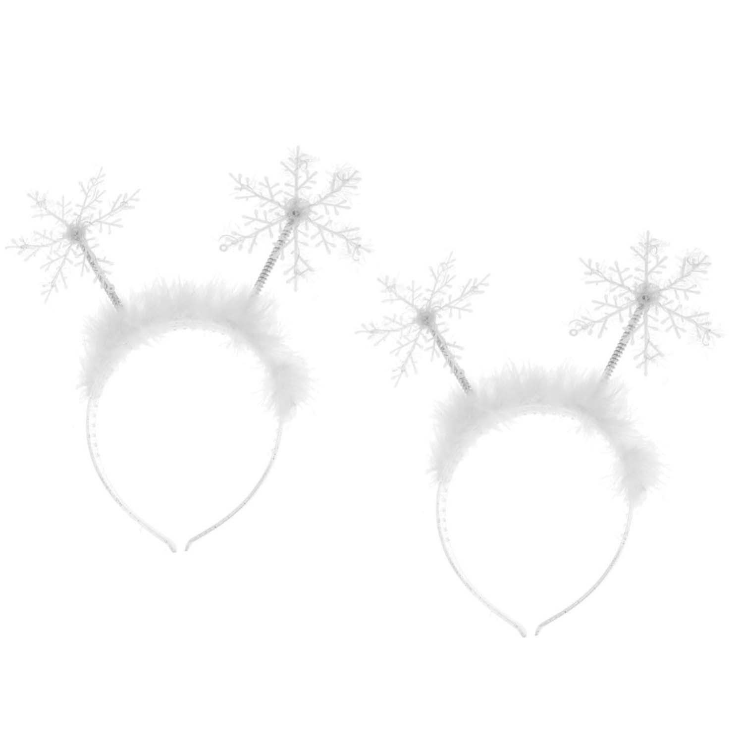 trends for living Diadem 2 Stück Weihnachts-Stirnbänder Schneeflocken Weihnachten Haarschmuck (2-tlg)