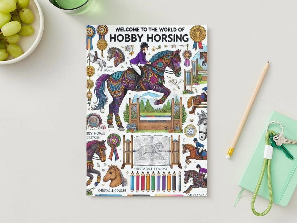 Pferdesport-Profi Malen nach Zahlen Das grosse Malbuch "Hobby Horsing" - das Original!
