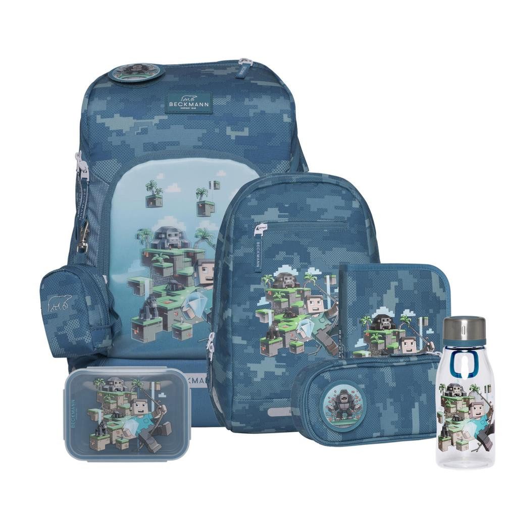 Beckmann Norway Schulrucksack Active Air FLX (8tlg., inkl. Lunchbox und Trinkflasche)