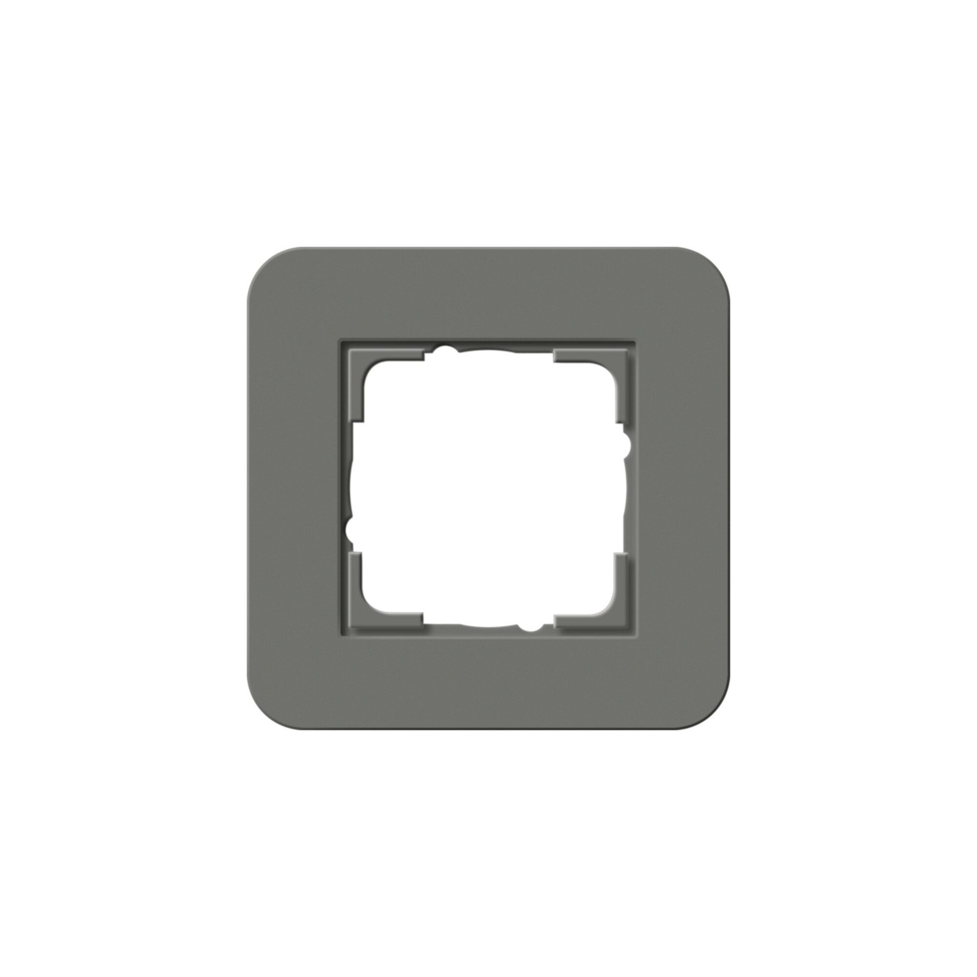 GIRA Gira Abdeckrahmen 1fach Dklgrau/Anthrazit 0211423 Steckdosenleiste