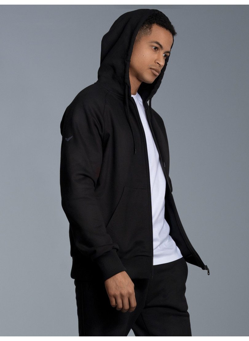 Trigema Sweatjacke TRIGEMA Sweatjacke mit Kapuze (1-tlg)
