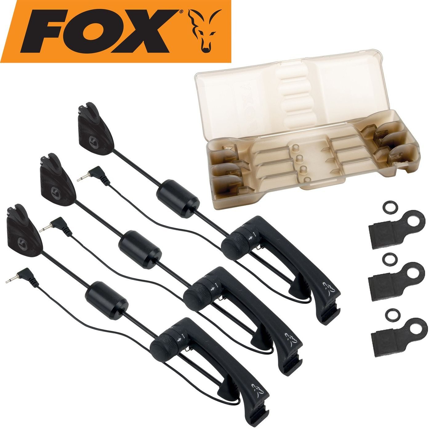 FOX International Hängebissanzeiger FOX MK2 Illuminated Swinger 3er Set black