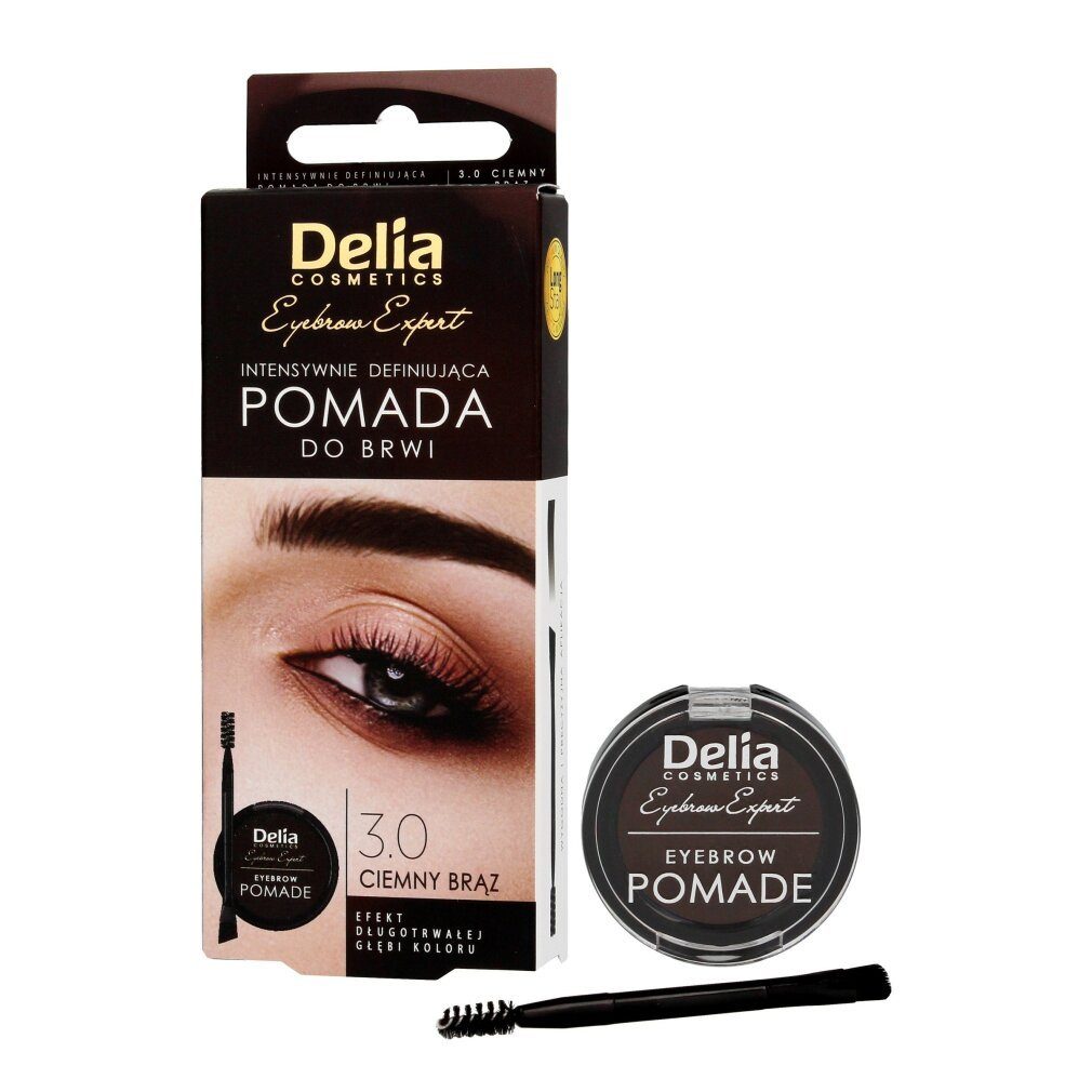 Delia Augenbrauen-Stift Cosmetics Augenbrauen-Experte Augenbrauen-Pomade dunkelbraun 1pc