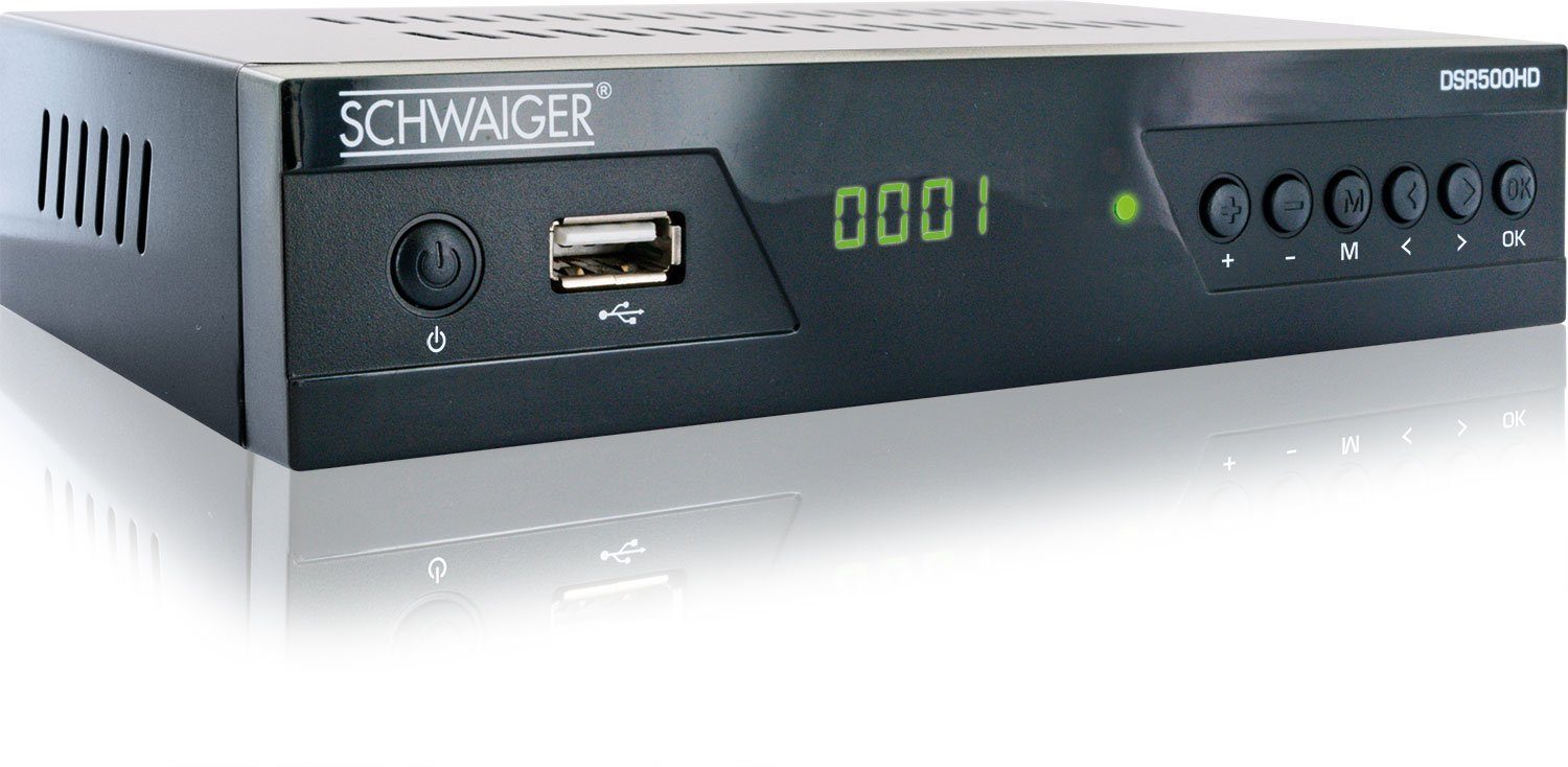 (Eingebauter Mediaplayer) Satellitenreceiver Schwaiger DSR500HD