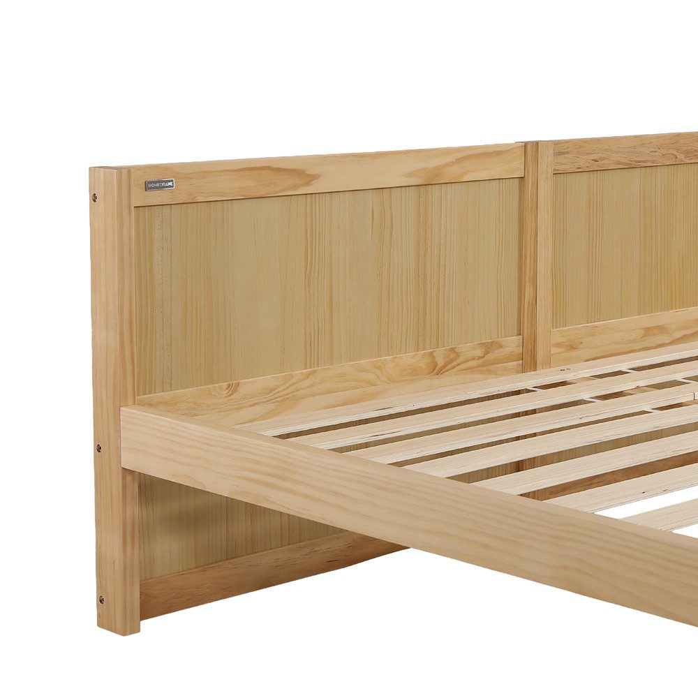 HOME DELUXE Bett Familienbett DILAR - 270 x 200 cm, wahlweise mit Matratze, Holzbett, Doppelbett – Bild 5 von 5