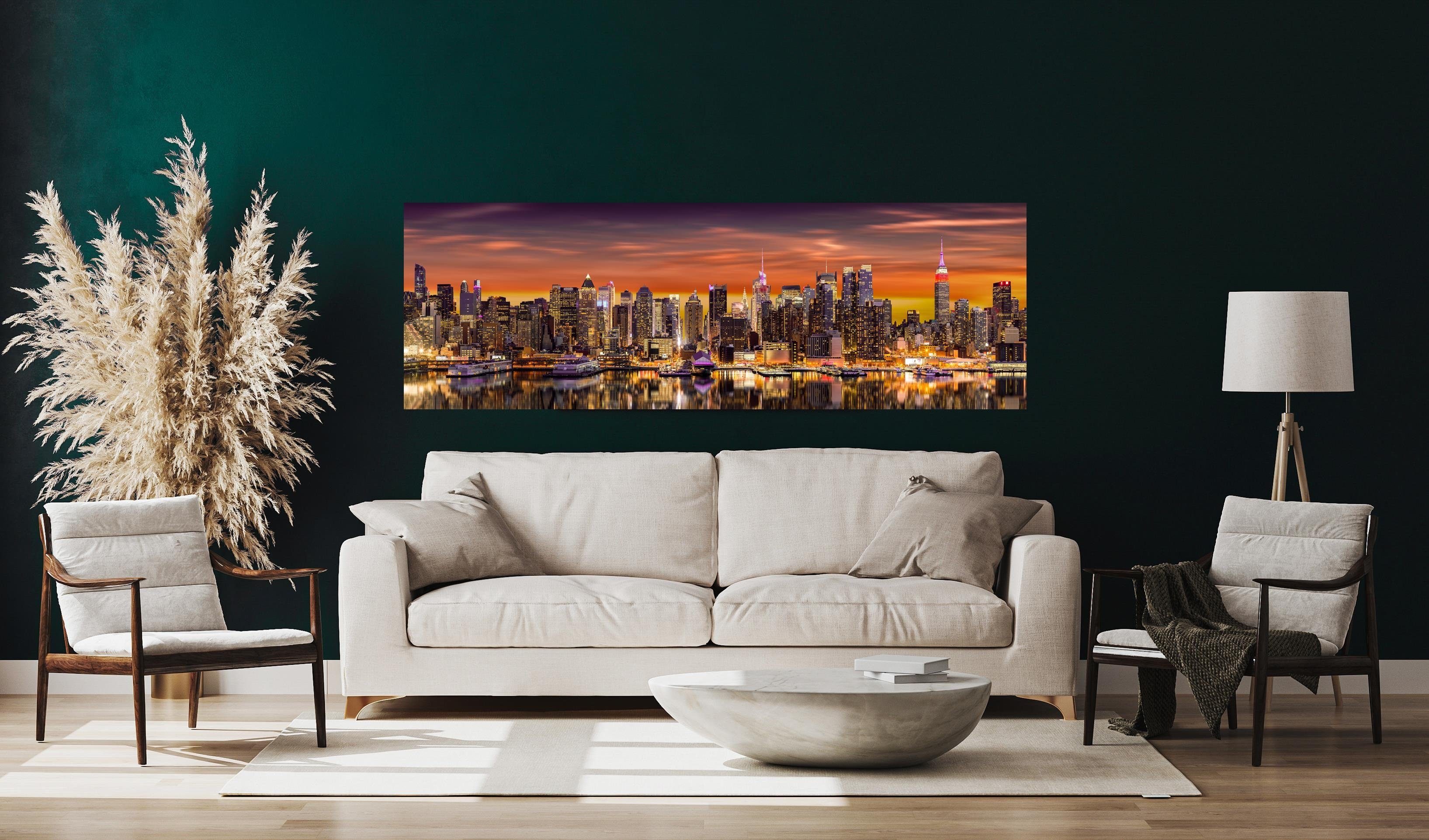 Victor (Zenith) Acrylglasbild »New York Skyline«, Dämmerung, Glasbild,  Wandbild, Panormabild in Hochglanzoptik, Bilder Wohnzimmer, Amerika online  kaufen | OTTO