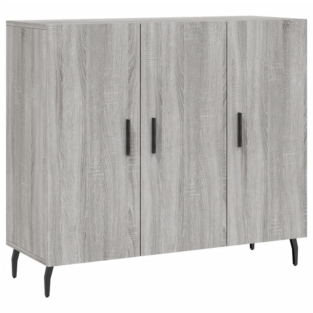 vidaXL Sideboard Sideboard Grau Sonoma 90x34x80 günstig online kaufen