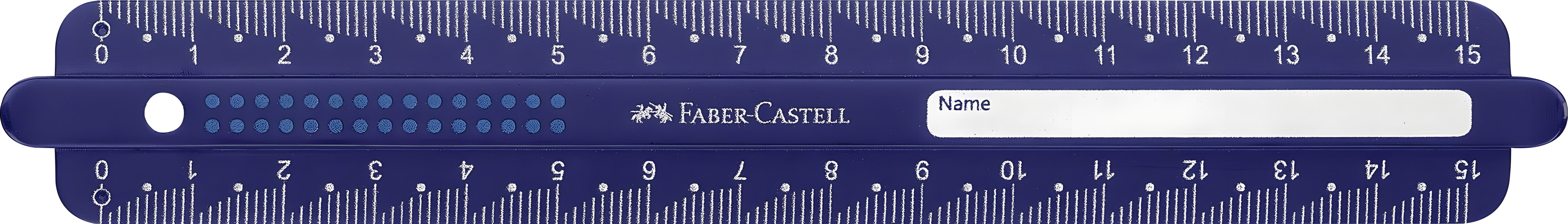 Faber-Castell Zeichenlineal Faber Castell Lineal 15 cm bruchsicher Dots
