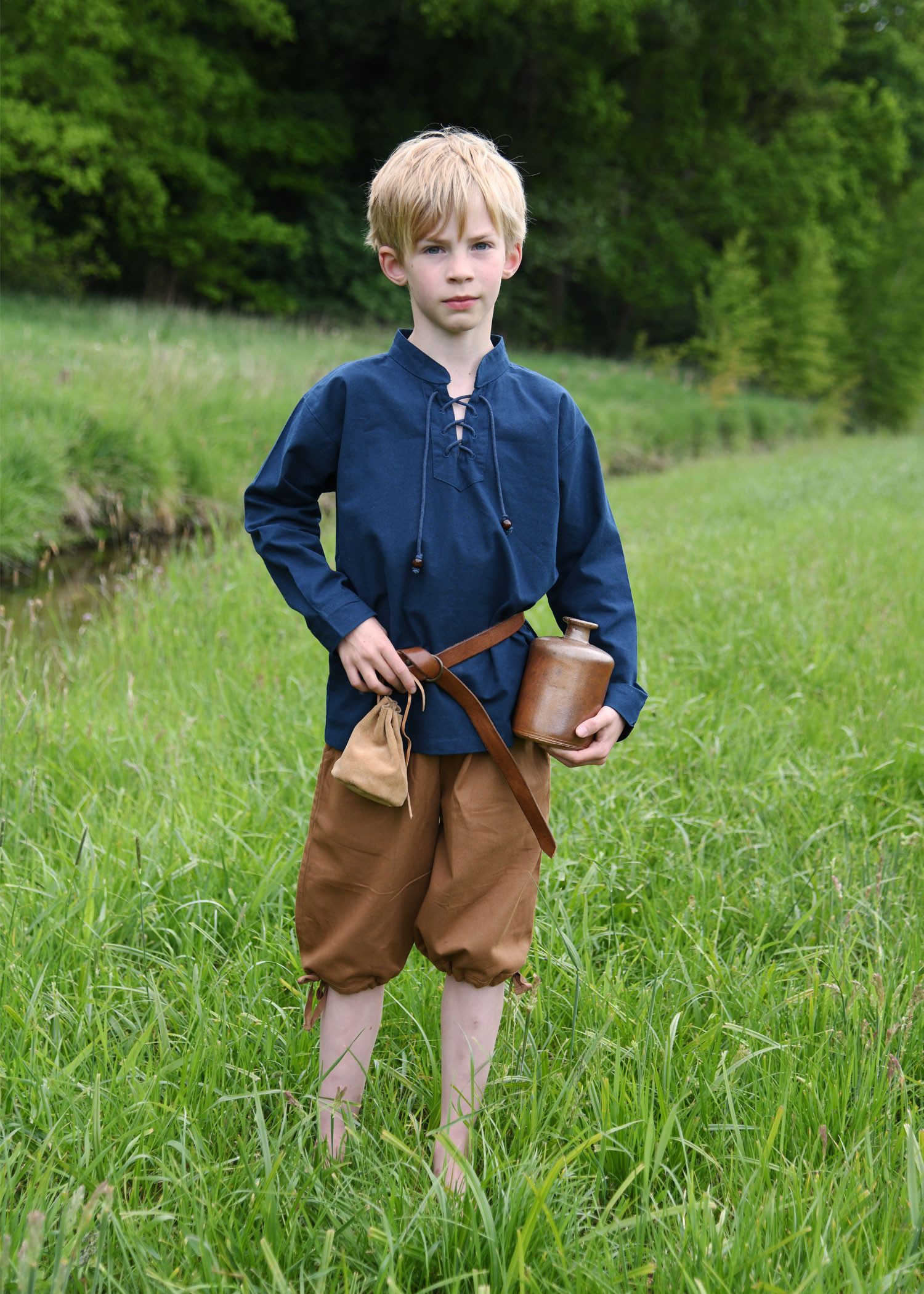 Battle Merchant Ritter-Kostüm Kinder Knickerbocker braun "Jonte"