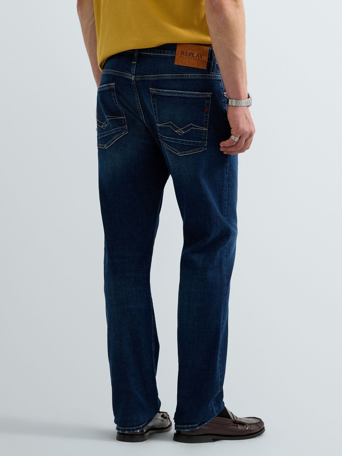 Replay Straight-Jeans Aideen im 5-Pocket-Stil