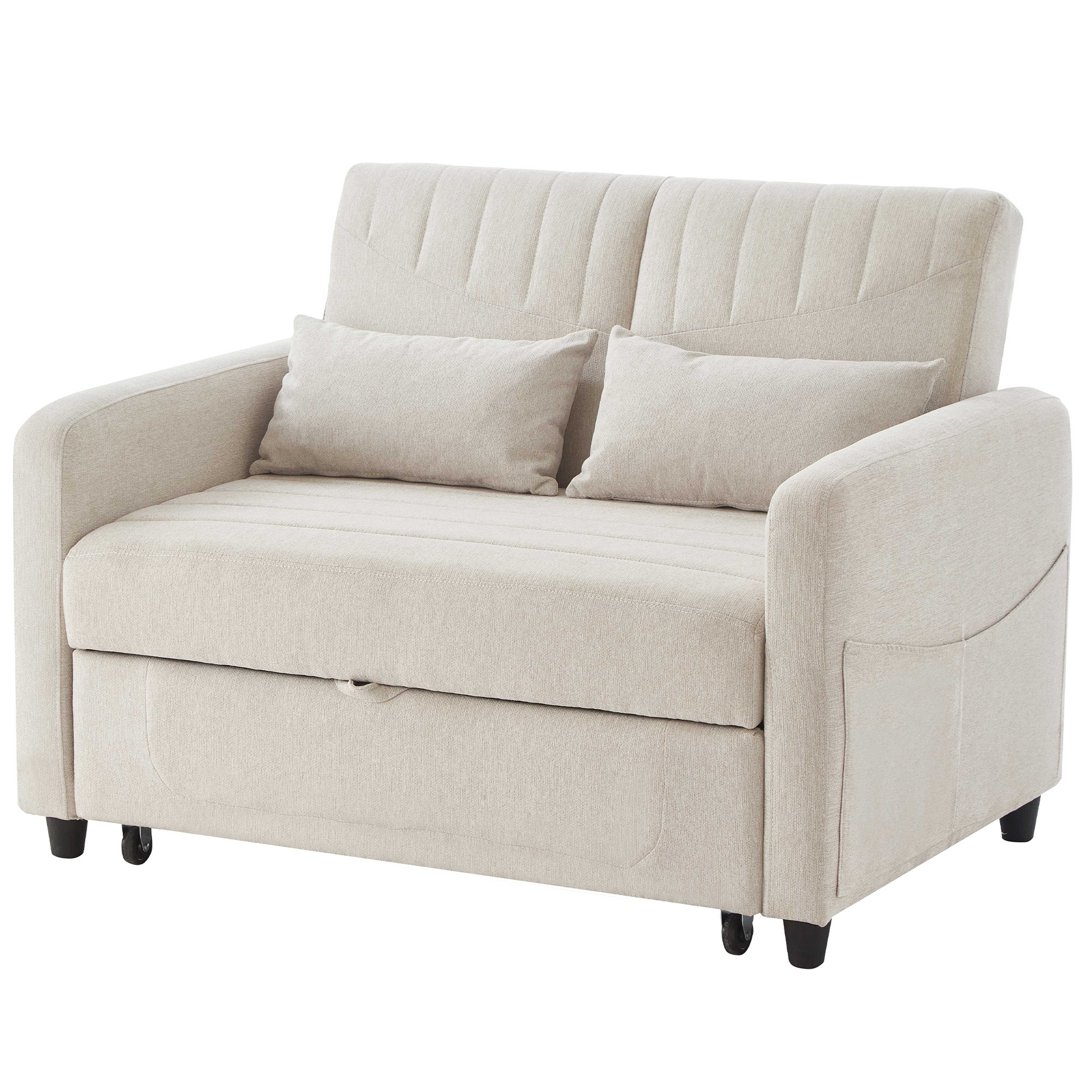 BlingBin Schlafsofa Zweisitzer-Klappsofa Sofabett mit Schlaffunktion, günstig online kaufen