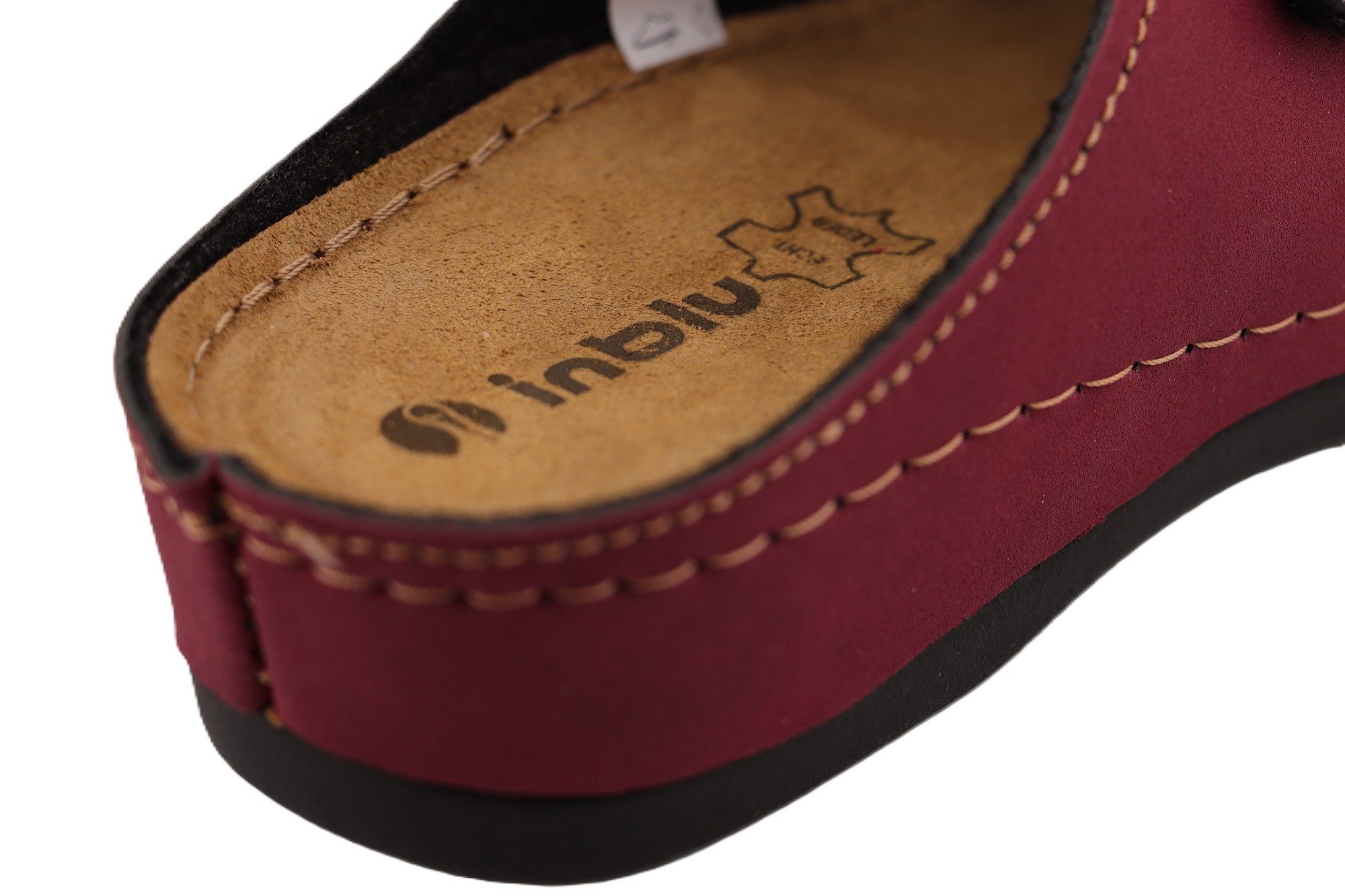 INBLU Klettverschluss Pantolette Hausschuh
